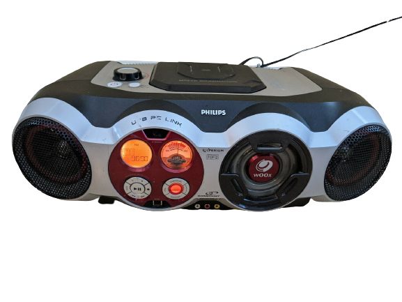 PHILIPS AZ2558 SOUNDMACHINE CD MP3 BOOMBOX RADIO | eBay