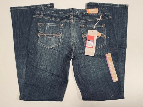 Mossimo Supply Co Women Lowest Waist & Straight Bootcut Fit6 Denim Jean Size 11R - Picture 4 of 4