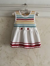 NWT Janie And Jack Girls Striped Sweater Knit Top Tank 6