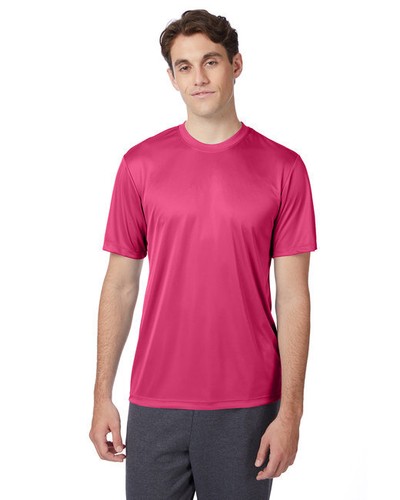 Hanes 4820 Adult Cool DRI with FreshIQ T-Shirt - Picture 12 of 12