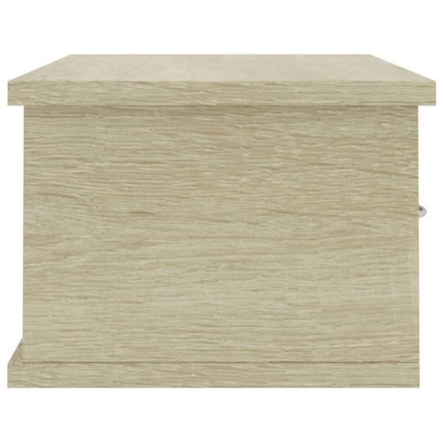 Wall-Mounted Drawer Shelf Wall Rack Storage Cabinet Engineered Wood vidaXL - Picture 17 of 43