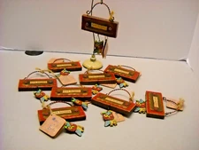 Odds and Ends Feel Better & Hanging Owl Gift Tag Craft Wreathes Flowers Set of 9