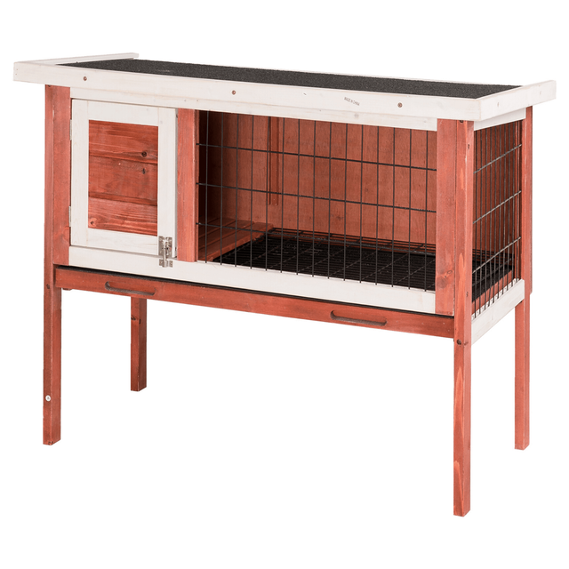 purlove rabbit hutch wood house pet cage for small animals