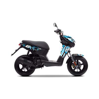 Stage6 Grafik Kit blau/schwarz für Yamaha 50 Slider 2002-2005