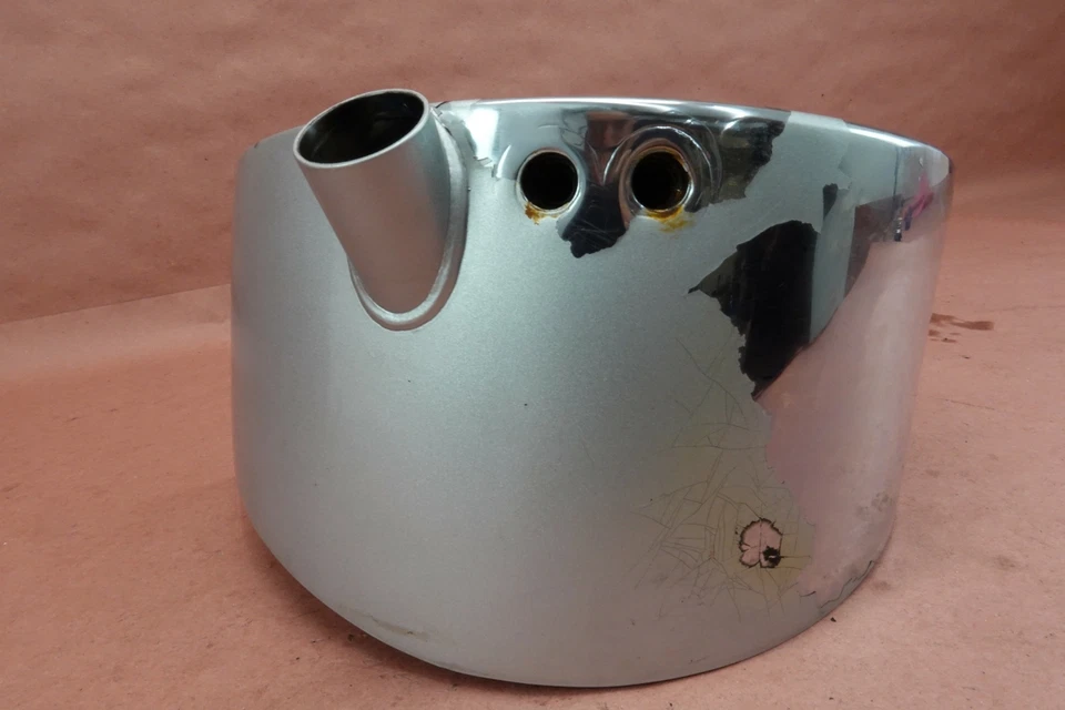 Harley-Davidson Softail Fat Boy 2000-2005 tanque de aceite bolsa de aceite cromada Foto 2 de 4