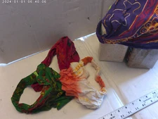 Bandana with head strap (4 piece assortment) NEW