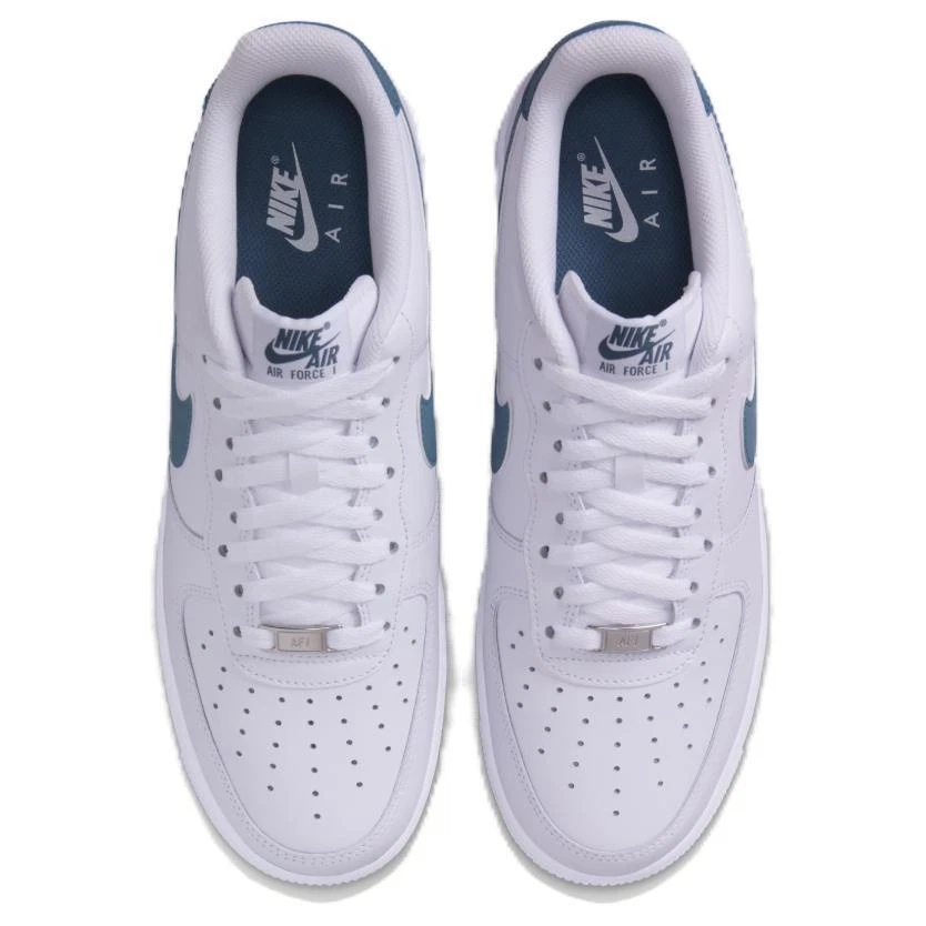 Nike Air Force 1 '07 White Smokey Blue - FJ4146-114 - Image 4 of 4