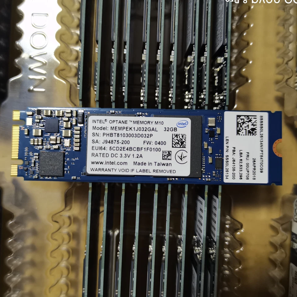 Intel Optane Memory M10 SSD M.2 2280 32GB MEMPEK1J032GAL PCIe 3.0 3D Xpoint NVMe - Image 2 of 4
