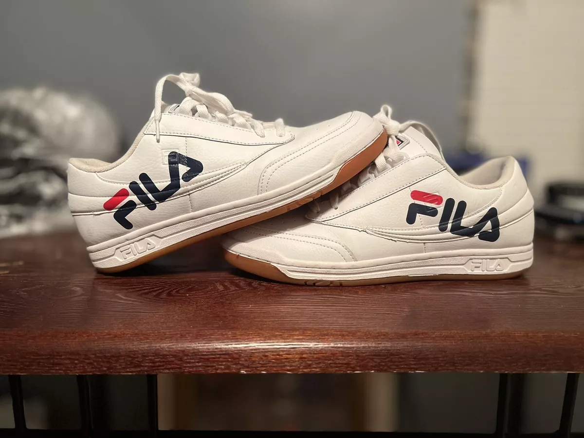 verzending Kort geleden Voorspellen Fila Original Tennis Sz. 12 White/Blue/Red | eBay