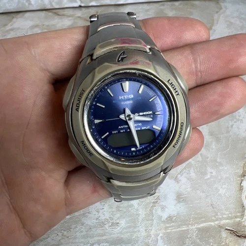 Vintage Casio G-Shock 2713 MTG-520 Analog Digital Men Watch FOR PARTS - UNTESTED