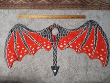 Dragon Wings Red By Lovelane Dresigns Handmade 100 Cotton Ages 3 