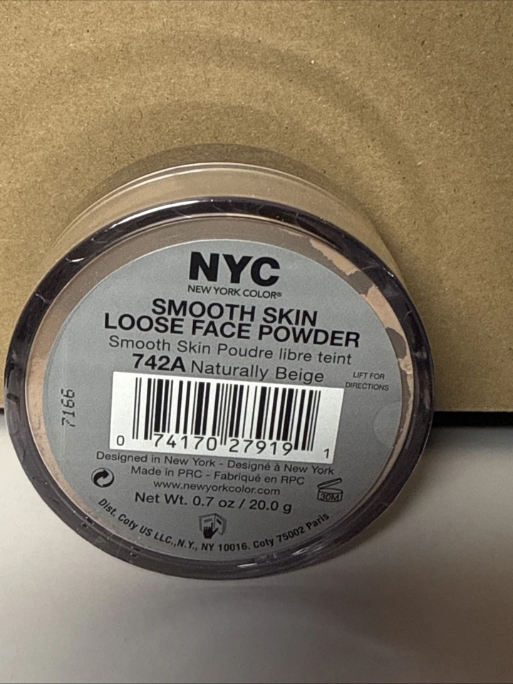 N.Y.C. New York Color Smooth Skin Loose Face Powder i742A NATURALLY BEIGE, SEALE - Image 3 of 4