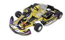 Electripet Electric Go-Kart Complete Frame Yellow/Black for Tarmac