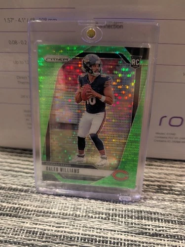 Caleb Williams Green Pulsar Prizm RC 2024 Panini Prizm Football No. 301