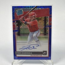 2020 Donruss Optic Blue Mojo Prizm /99 Tres Barrera #RRS-TB Auto NM Card Rookie