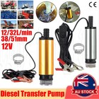 12V Aluminium Diesel Fuel Pump Submersible Transfer Vessel Water Oil Auto Car AU