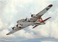 AVATION POSTCARD BOEING B17G CONTINENTAL SIZE GOOD VERY GOOD