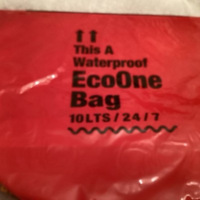 Ecco One Dry Bag Waterproof 10 L. Hiking,fishing,camping.  