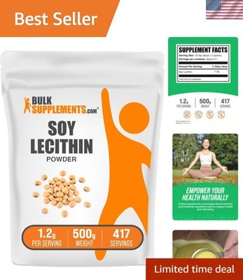 Soy Lecithin Powder - Lecithin Supplement, Nutritional Supplement, Food Grade...
