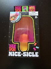 New Nee Doh Nice-Sicle Popsicle Orange Pink Sunset Schylling Needoh Squishy Toy