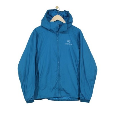 Arcteryx Atom Lt Hoody Jacke Herren Gr. L blau isoliert leicht mit Kapuze