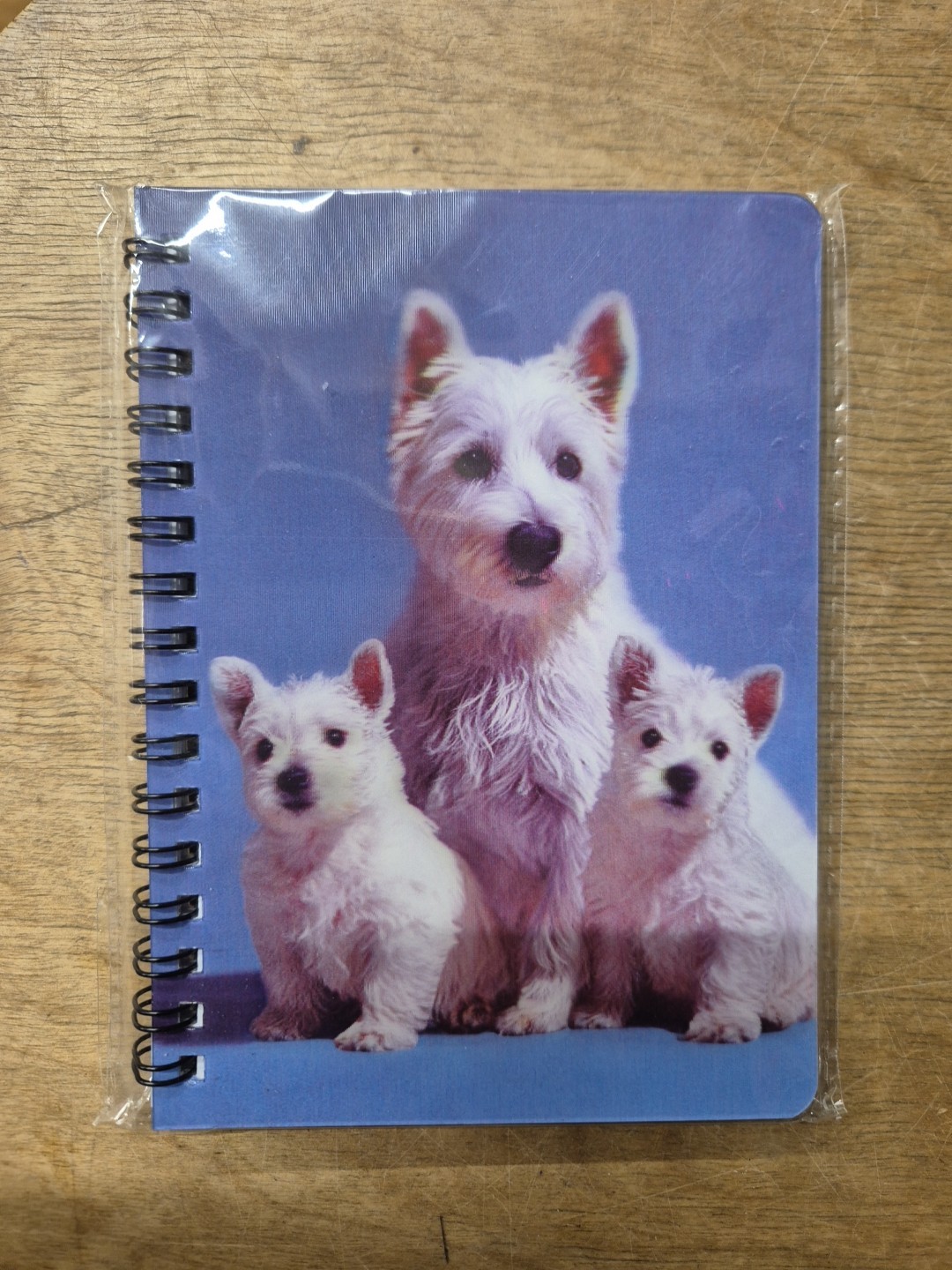 Westie notebook West Highland Terrier Notebooks Dog lined A6 Notepad Dogs 3D pad