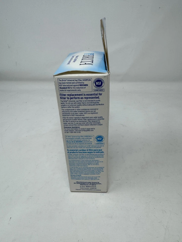 2-Pack Brita Universal Jug Cooler Replacement Filters JUGRPLB4 - Image 2 of 4