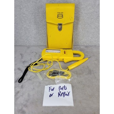Sperry Snap 8 Analog Clamp Meter Yellow with C-25 Case Made in USA For Parts