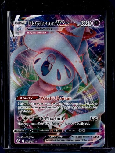 Hatterene VMAX - 066/159 / Crown Zenith 2023 (NM) / Pokémon TCG