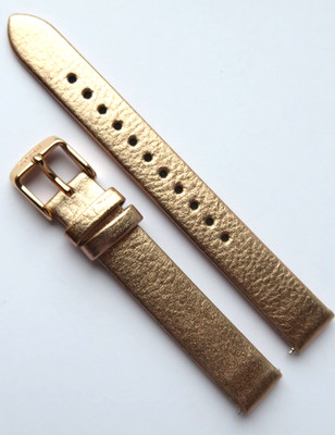 FOSSIL Original Ersatz Lederarmband BQ3920 Uhrband watch strap Rosé Gold 14 mm