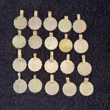 Middle Eastern Belly Dancer Coin Pennants “non-magnetic “  20 Coin Lot