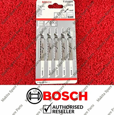 ORIGINAL BOSCH 2608630014 T101BR HERUNTERSCHNEIDEN ARBEITSPLATTE STICHSÄGEBLÄTTER (5ER-PACK)