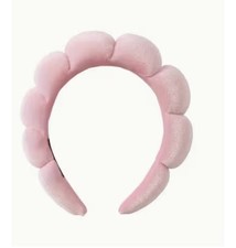 Puffy Makeup Headband Spa Headbands for Women Sponge & Terry Towel Cloth Fabric 