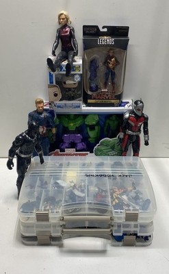 Marvel Action Figure Lot Hasbro Mixed Brands Large Lot Avengers Legends
