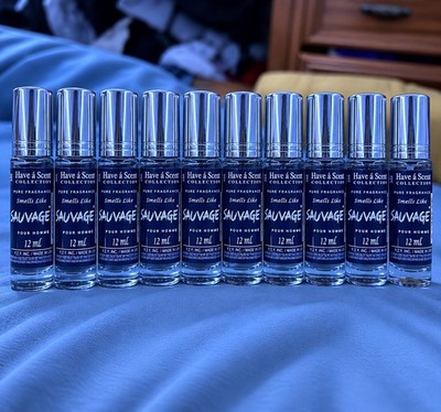 1 Have a Scent Collection Smells Like Sauvage Pure Fragrance oil , Travel 12 mL