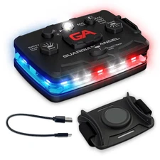 Guardian Angel Elite Series Safety Light - Red/Blue/White Front  Red/Blue Rea...