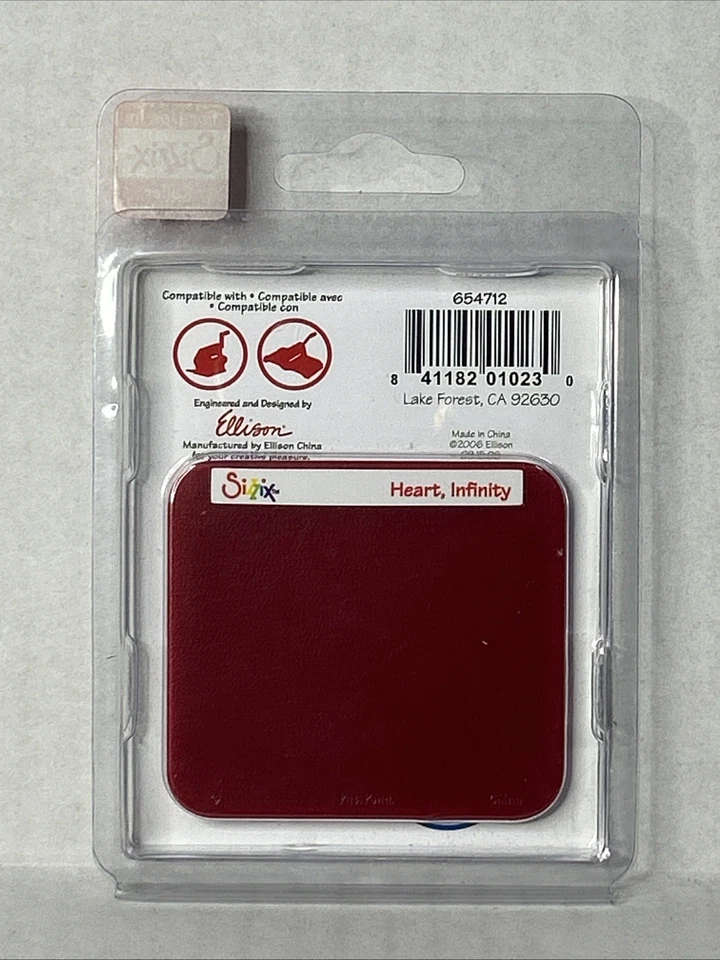 Sizzix Sizzlits Die Heart, Infinity Card Making Scrapbooking Papel Artesanías Foto 3 de 4
