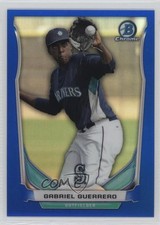 2014 Bowman Draft Top Prospects Chrome Blue Refractor /399 Gabriel Guerrero z6b