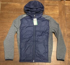 NEW Ralph Lauren RLx Polo Full Zip Hybrid Quilted Hooded Golf Jacket Medium $268