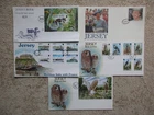 JERSEY - 2001 COLLECTION OF 5 FIRST DAY COVERS, CAT £29.50