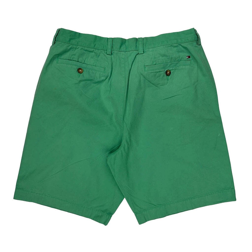 Tommy Hilfiger Chino Shorts - 34W 9L Green Cotton