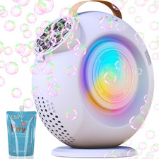 Rechargeable Bubble Machine, 15000+ Bubbles/m...