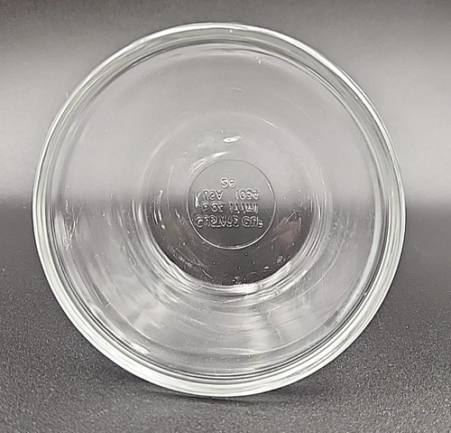 Anchor Hocking 6 oz Clear Glass Custard Cup #1034 Ramekin Made USA