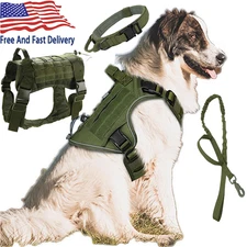 Tactical Dog Harness with Handle No-pull Large Military Dog Vest US Working Dog