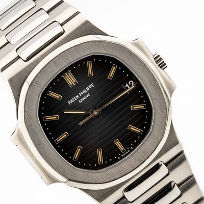 Patek Philippe Nautilus 37mm Ref. 3800/001 Edelstahl Automatik Fullset 1985 