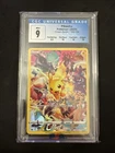 Pokémon Pikachu Full Art Secret Rare Holo Crown Zenith 160/159 CGC 9 Card