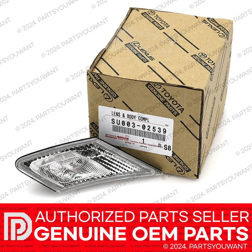 GENUINAS Toyota GT86 86 Scion FR-S Subaru BRZ JDM Lentes Marcadoras Laterales Transparentes [Juego] Foto 4 de 4