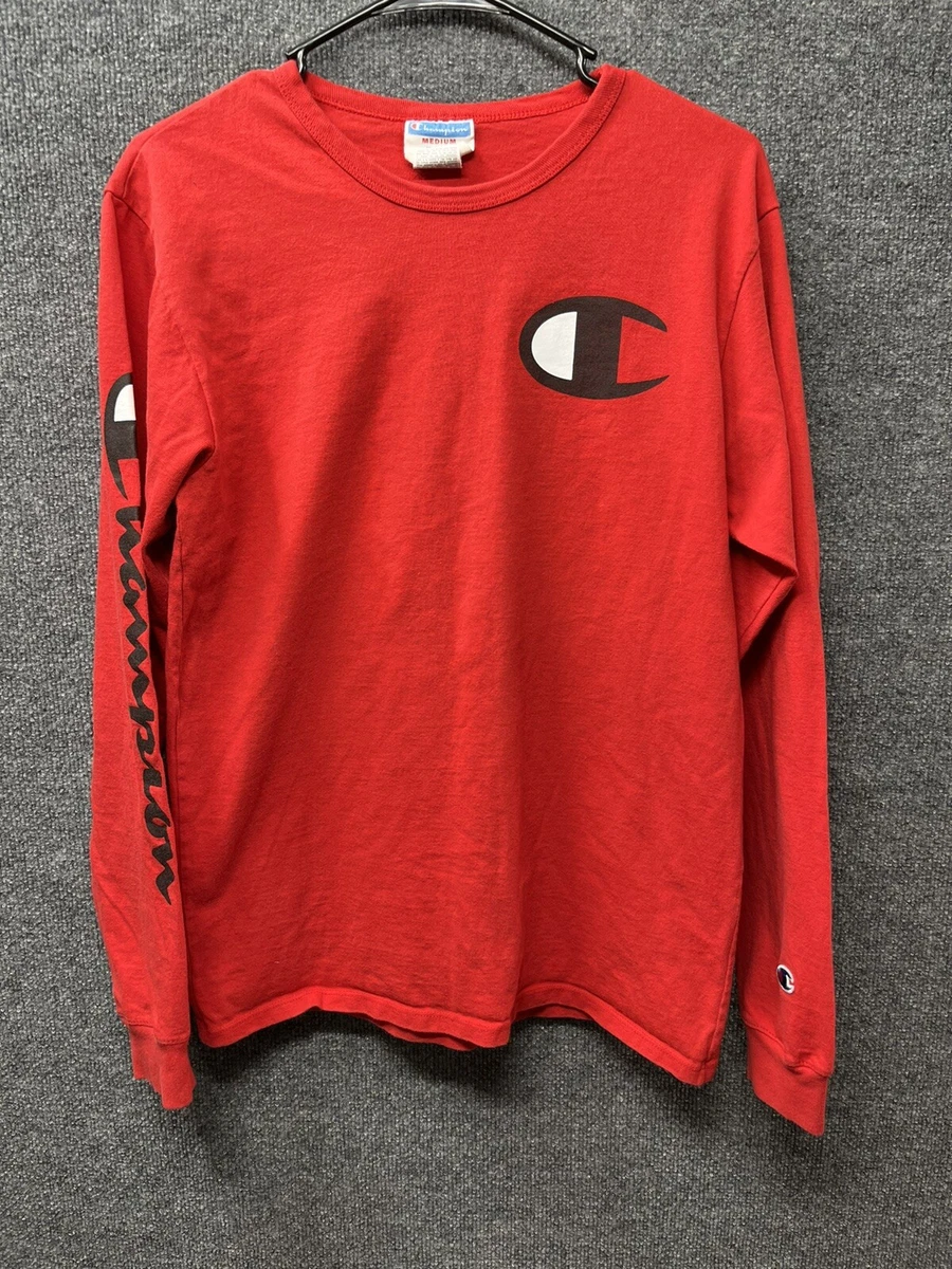 Champion long sleeve red 2025