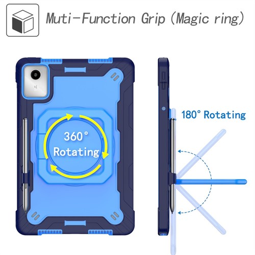 Carrying Case For Lenovo Tab M11/Tab K11 Heavy Duty Shockproof Strap Stand Cover - Picture 6 of 29