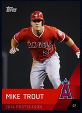 [DIGITAL CARD] Topps Bunt 2014 MIKE TROUT PLAYOFF BASE RED, ANAHEIM LA ANGELS